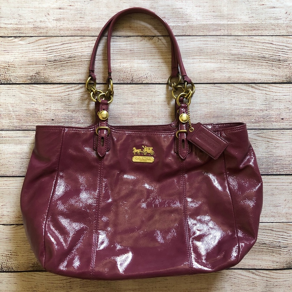 COACH Madison Mia Shoulder Bag, Raspberry, 15738